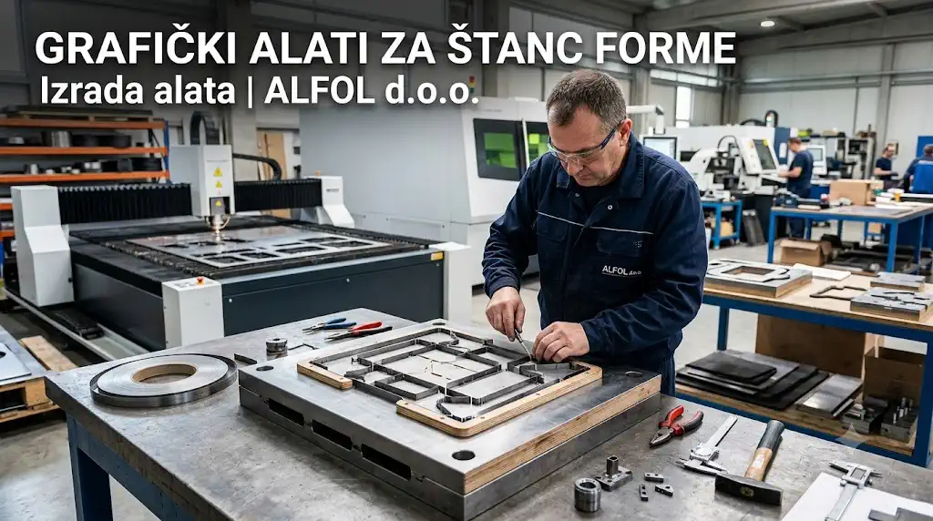 Grafički alati za štanc forme za papir i karton – ALFOL d.o.o.