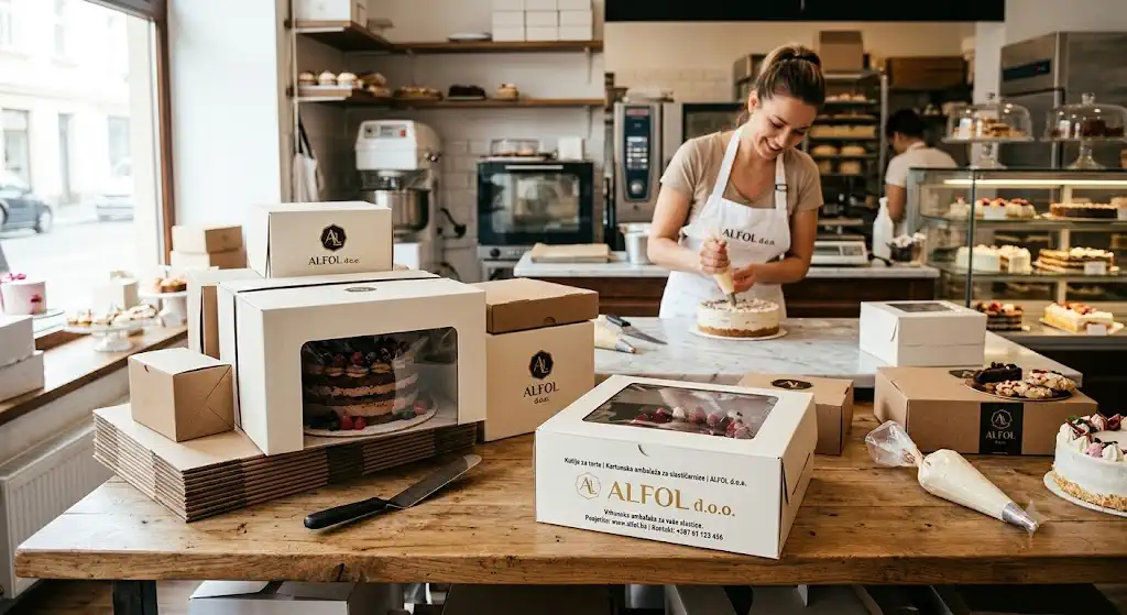Kartonske kutije za torte različitih dimenzija – ALFOL d.o.o.
