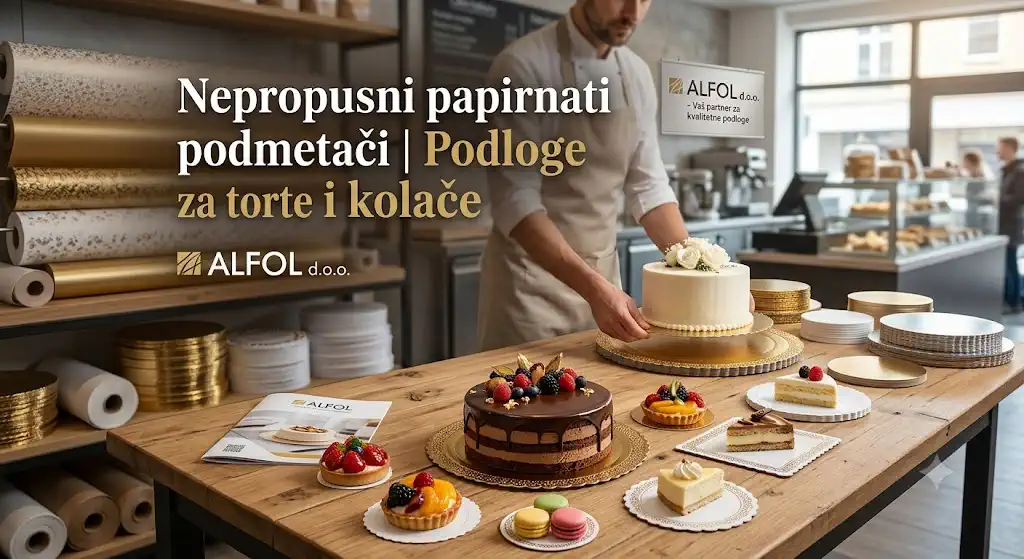 Nepropusni papirnati podmetači za torte i kolače – ALFOL d.o.o.
