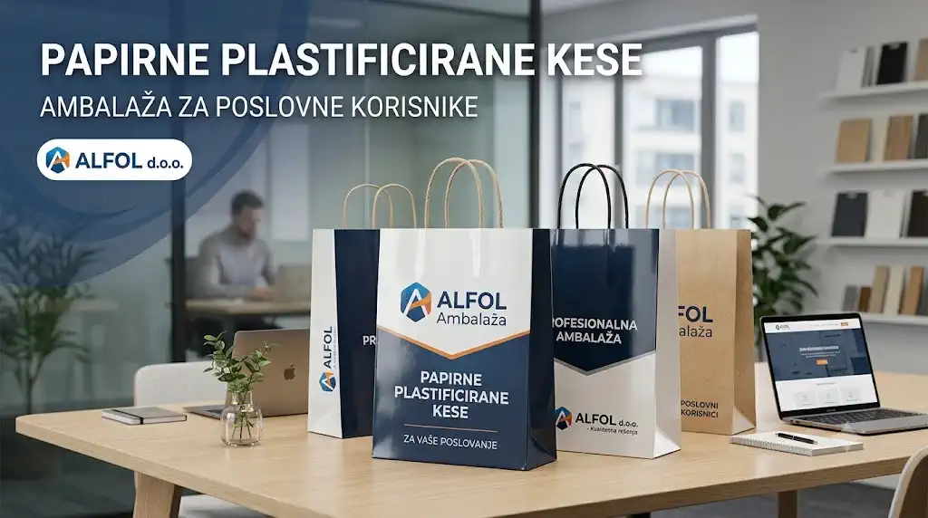 Papirne plastificirane kese za profesionalno pakovanje proizvoda – ALFOL d.o.o.