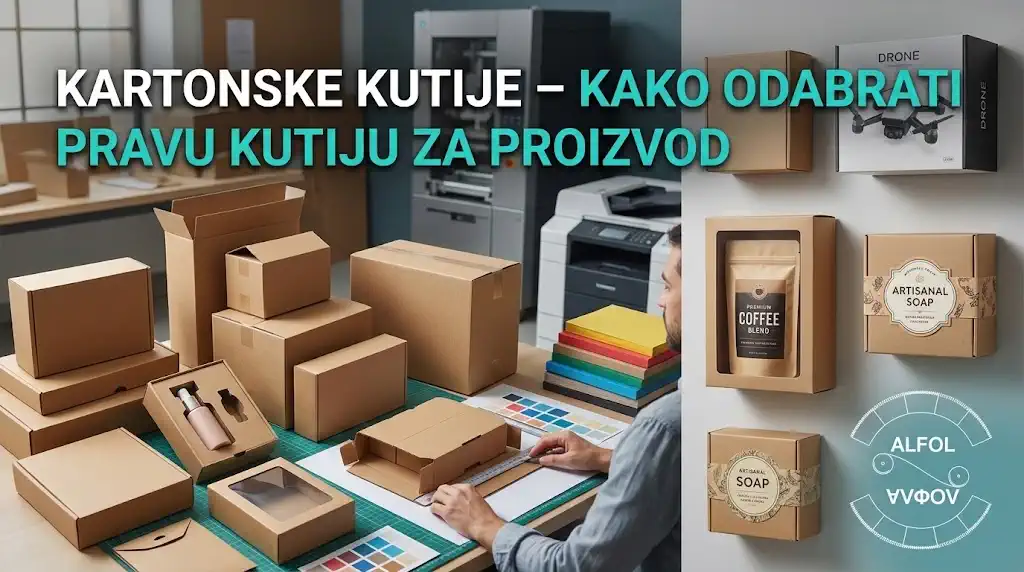 Kartonske kutije – izbor odgovarajuće kutije prema proizvodu i namjeni